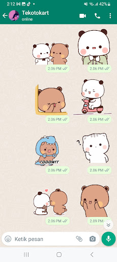 Stiker WA Gemoy Gerak Screen 3