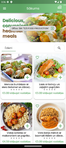 Android application 5 MINUTE GOURMET EU screenshort