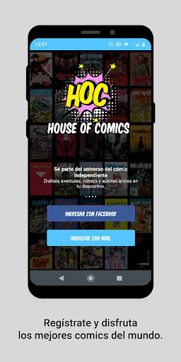Android application House of Comics screenshort
