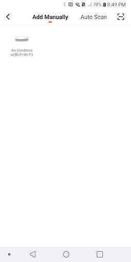 Android application Solar Aircon screenshort