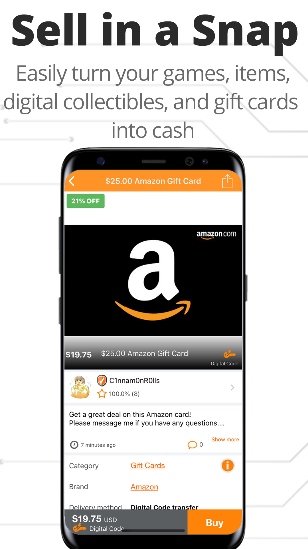 Android application Gameflip: Buy & Sell screenshort