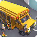 Cover Image of Télécharger Artisanat de simulateur d'autobus scolaire et d'autobus urbain Blocky  APK