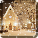 クリスマスの雪の夜ライブ壁紙 - Androidアプリ