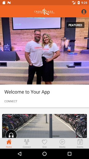 Android application Crossroads Church Belton screenshort