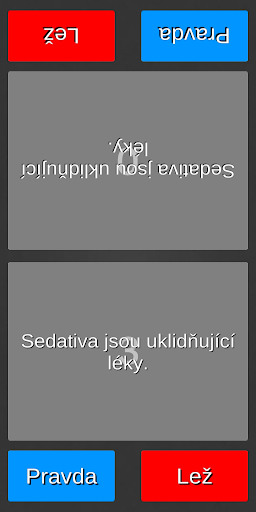 Android application Pravda nebo Lež pro 2 screenshort