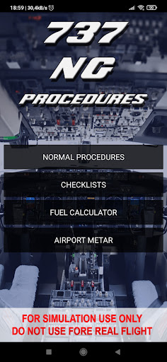 Android application 737 NG Procedures screenshort