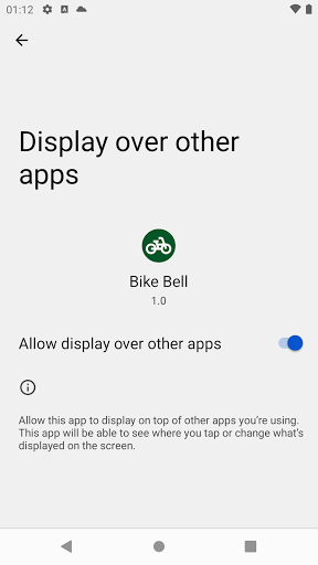Bike Bell Screen 3