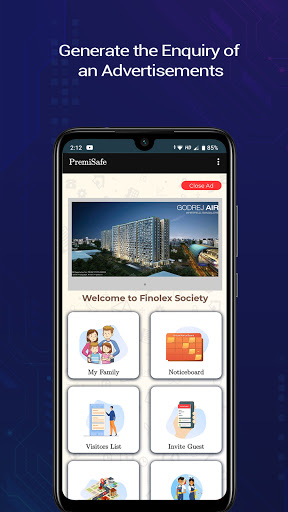 Android application Premisafe screenshort