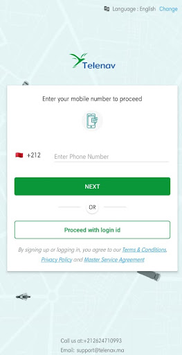Android application Telenav - Fleet Management screenshort
