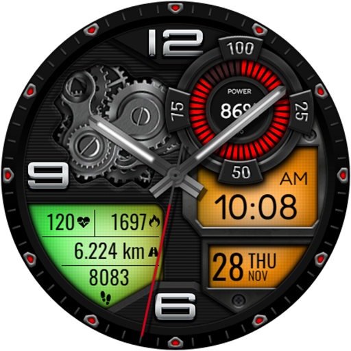 Hybrid GATURAN WD83 Watch face
