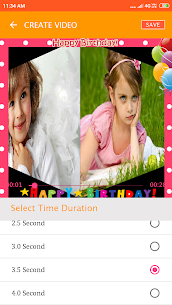 Birthday video maker for Sister with photo & song 6