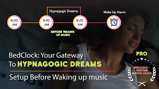 Android application BedClock : Digital Night Clock screenshort