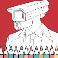 Cameraman Monster Coloring icon