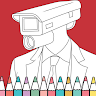 Cameraman Monster Coloring icon