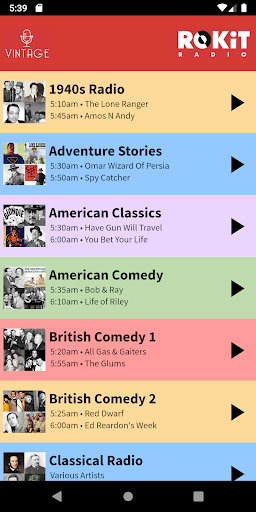 Screenshot of Vintage ROKiT Radio
