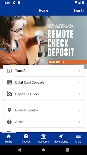 Android application MyCU Mobile Banking screenshort
