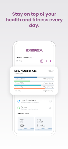 Exerza Screenshot 2 - AppWisp.com