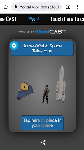 James Webb Telescope eLearning Screen 3