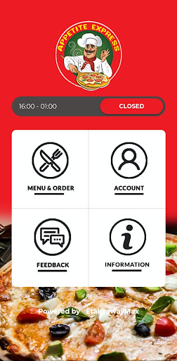 Android application Appetite Express screenshort