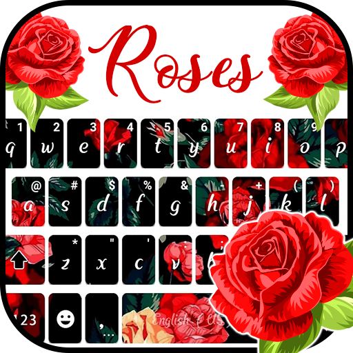 Vintage Rose Keyboard Backgrou logo