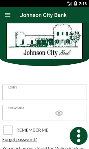 Android application Johnson City Bank Mobile screenshort