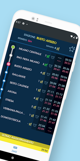 Info Treno - Orari viaggio, bi Screen 2