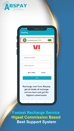 AbsPay - Recharge, AEPS, mATM Screen 3
