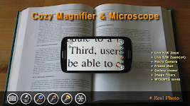 screenshot of Magnifier & Microscope+ [Cozy]