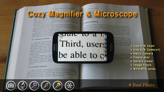 Cozy Magnifier & Microscope+ APK (Patched/Full) 6