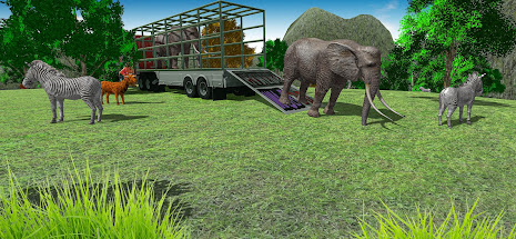Simulador de caminhão animais poster 9