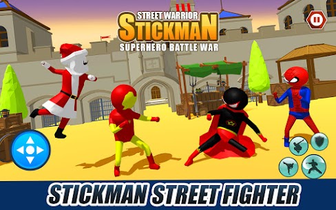 Stickman War City Fighter Gang MOD APK (DUMB ENEMY) Download 5