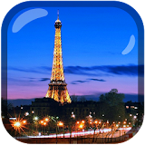 Paris Day Night Sity Life LWP icon