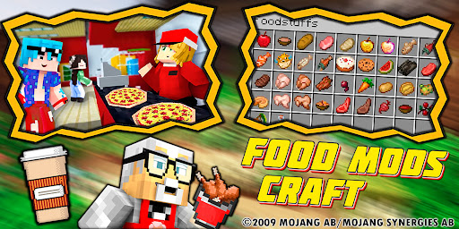 Android application Food Mod: Restaurant for MCPE screenshort
