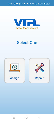 Android application V-Asset screenshort