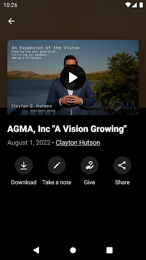 Alliance for Global Missions Screen 3