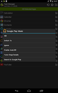 Task Manager (Task Killer) Screenshot