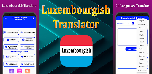Android application Luxembourgish Translator screenshort