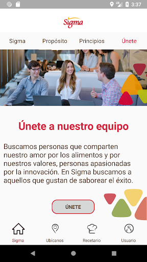 Tu Portal SIGMA Screen 2