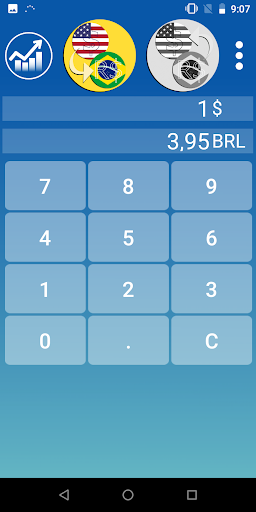 Android application Real Dollar converter screenshort