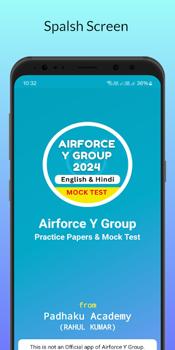 Android application Airforce Y Group Papers & Test screenshort