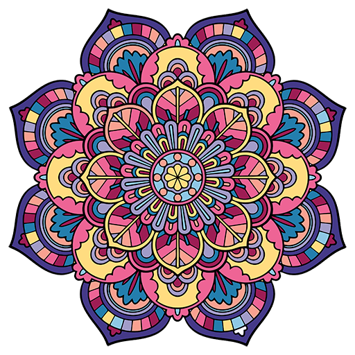 Mandalas Coloring Book - Color  Icon