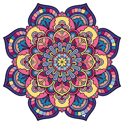 Symbolbild für Mandalas Coloring Book - Color