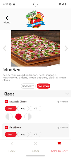 Screenshot of Papa's Pizza To Go