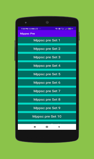 Android application Mppsc pre screenshort