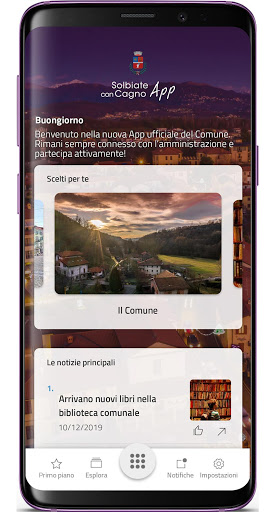 SolbiateConCagnoApp Screen 3