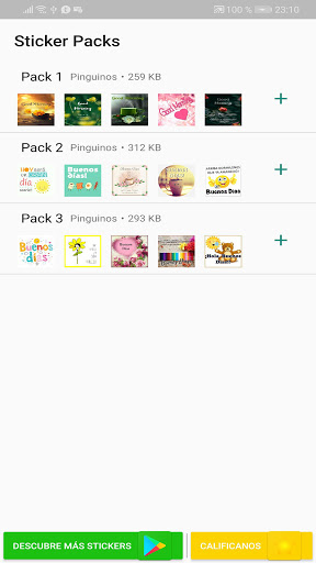 ? Stickers Animados de Buenos Dias  Buen Dia ?