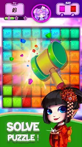 Candy pop Chibi Match Puzzle