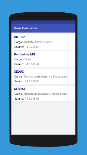 Organizador de Concursos Screen 2
