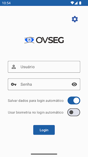 Android application OVSEG - Monitoramento Mobile screenshort