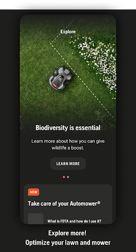 Screenshot of Automower Connect